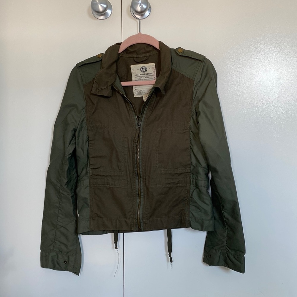 Army green Lucky Brand jacket